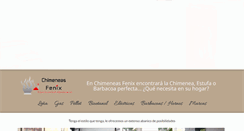 Desktop Screenshot of chimeneasfenix.com