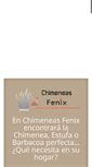 Mobile Screenshot of chimeneasfenix.com